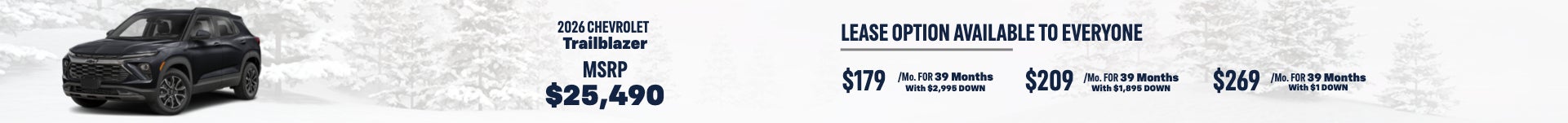 2026 Chevrolet Trailblazer