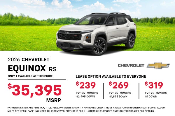 2026 Chevrolet Equinox RS